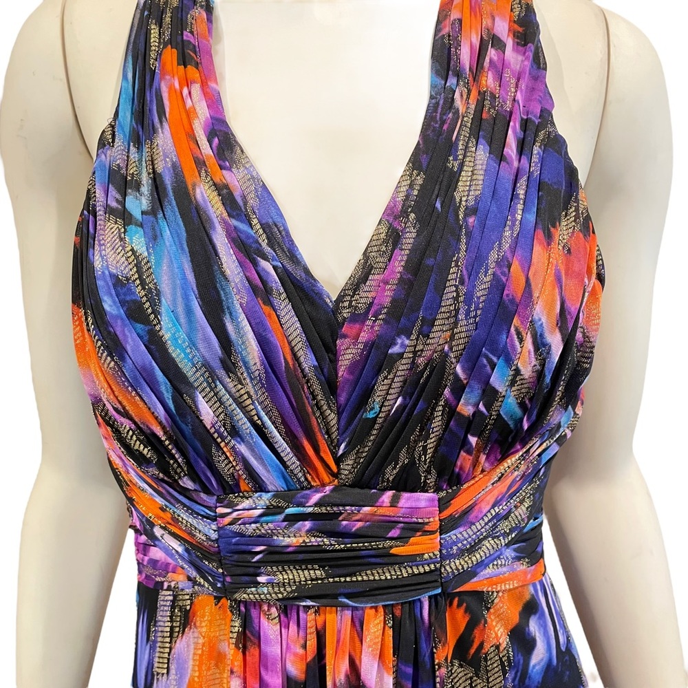 Oleg Cassini Halter Neck Maxi Dress - Picture 10 of 12
